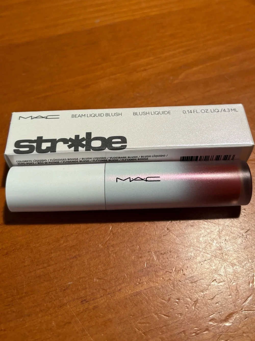 MAC Strobe Beam Liquid Blush Unsweetened